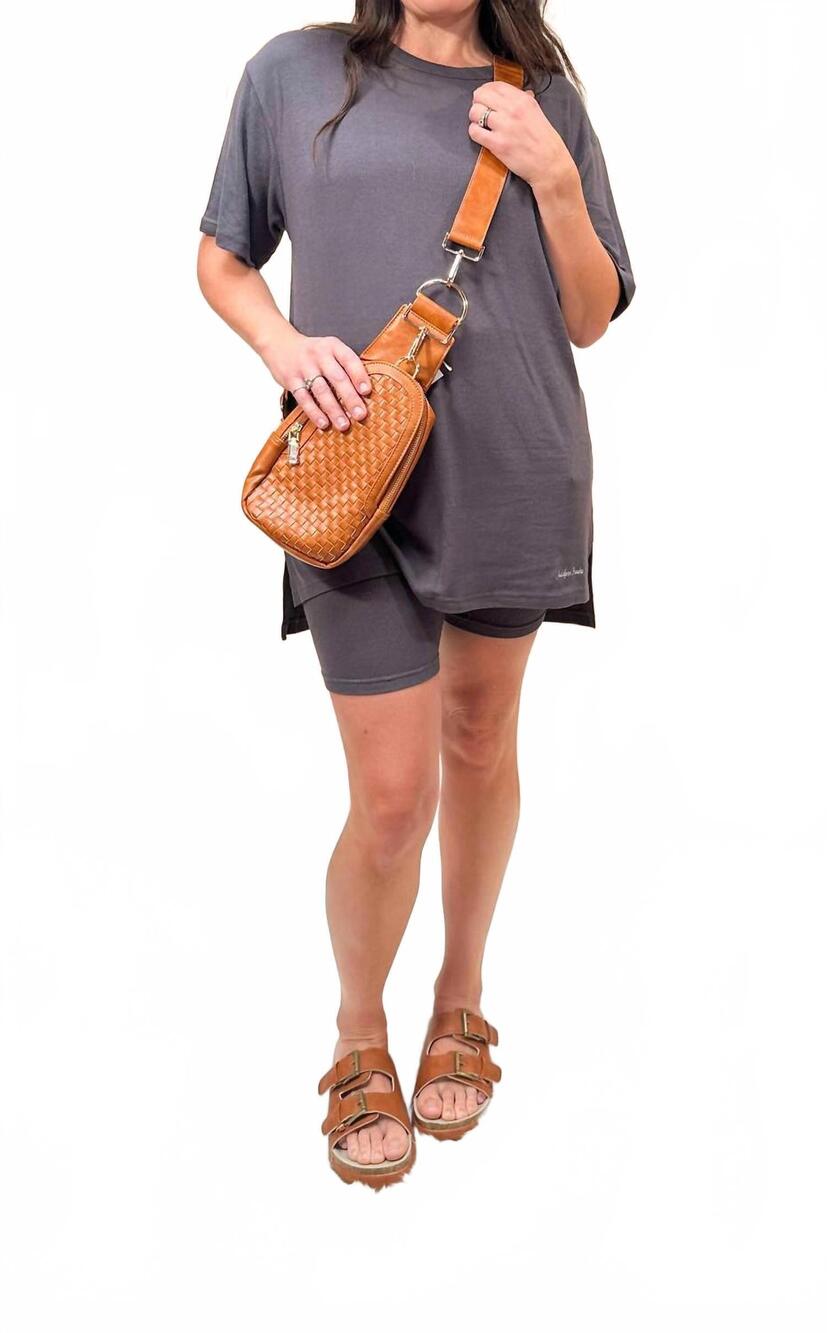 NEW JADELYNN BROOKE ribbed short set in charcoal